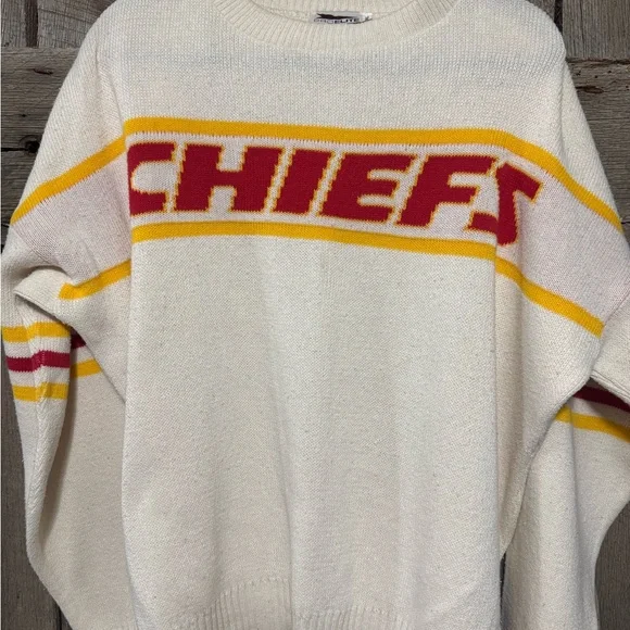 KANSAS CITY CHIEFS Vintage 1990 PRO ELITE Sweater XXL - Picture 13 of 16